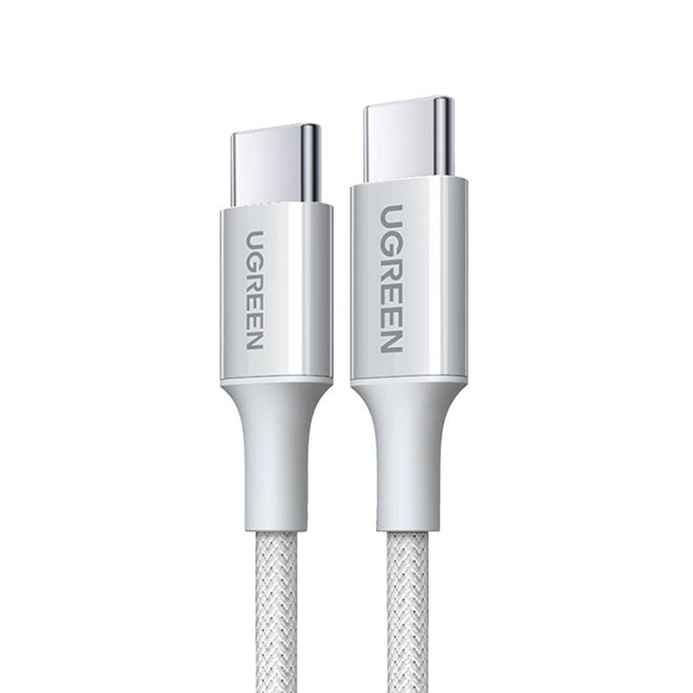 Ugreen - Data Cable L502 (65255) - USB-C to USB-C, 5A, 100W, 1m, Nylon - Titanium Gray
