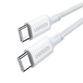 Ugreen - Data Cable US557 (15267) - USB-C to USB-C, 5A, 100W, 1m - White