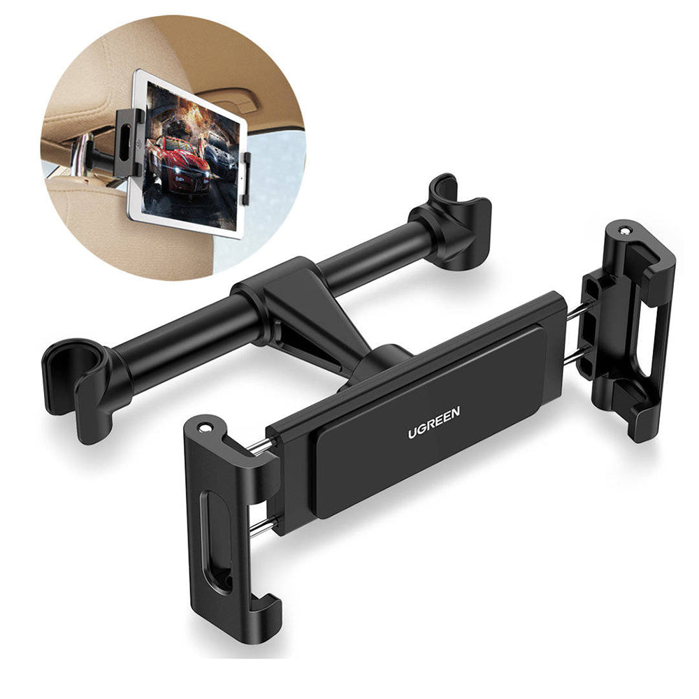 Ugreen - Car Holder LP160 (60108) - for Headrest, 360° Rotatable, Secure Grip, for Phone, Tablet 4.7" - 12.9" - Black