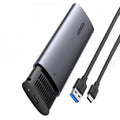 Ugreen - Hard Drive Enclosure CM400 (10903) - with USB to Type-C Cable, USB-C to M.2 B-Key, for SSD SATA, 6Gbps, 2TB - G