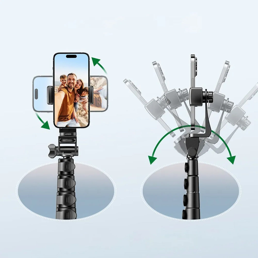 Selfie Stick pentru Telefon cu Trepied si Telecomanda - Ugreen LP680 (15609) - Black