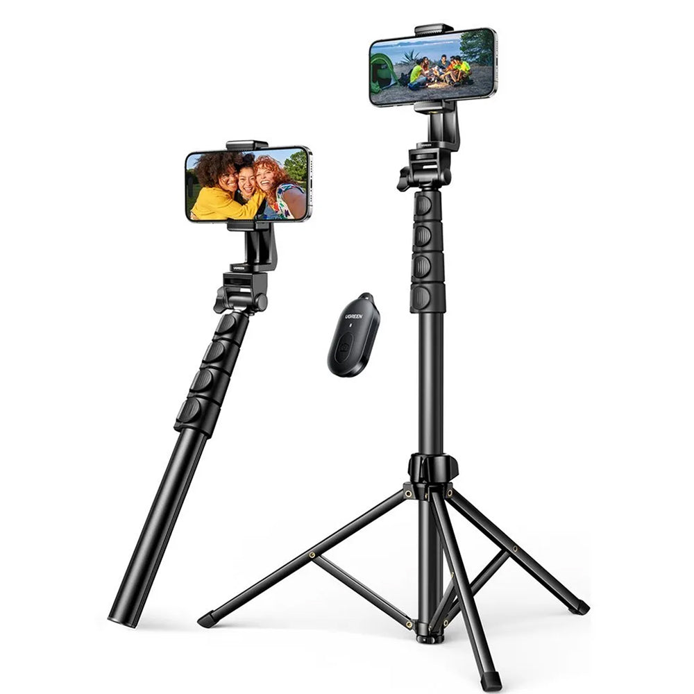 Selfie Stick pentru Telefon cu Trepied si Telecomanda - Ugreen LP680 (15609) - Black