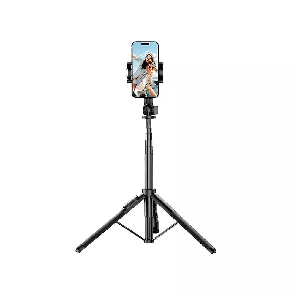 Selfie Stick Ugreen LP586 (15062), Trepied Telescopic, Telecomanda Bluetooth, Negru