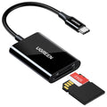 Cititor de Carduri Type-C la TF/SD Card, Plug&Play, 170MB/s - Ugreen M265 (35622) - Black