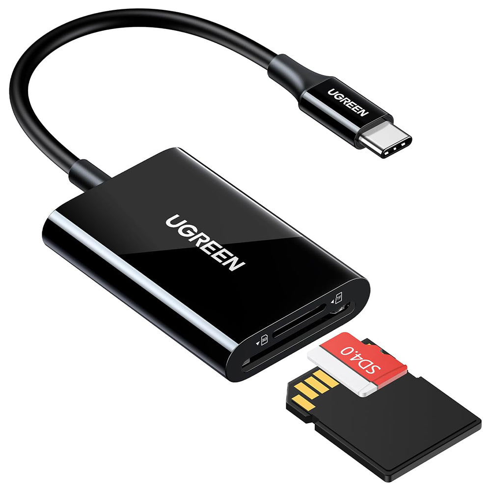 Cititor de Carduri Type-C la TF/SD Card, Plug&Play, 170MB/s - Ugreen M265 (35622) - Black
