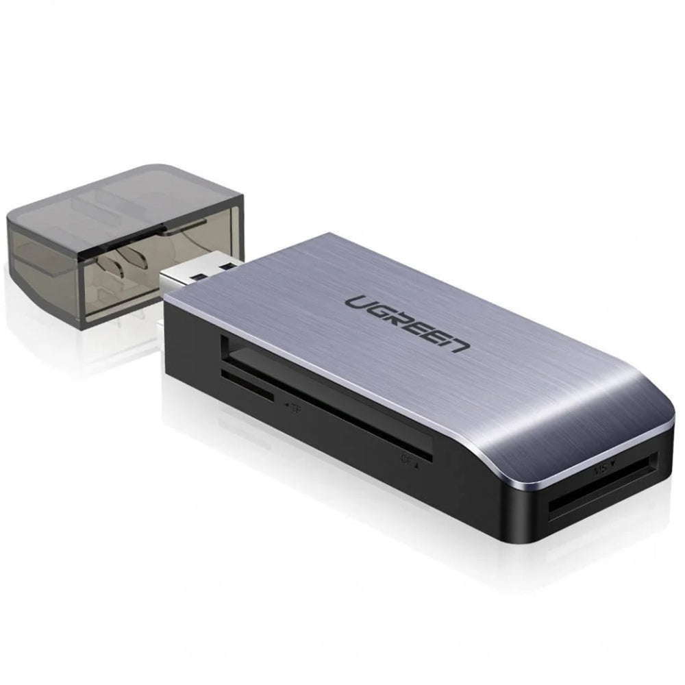 Ugreen - Card Reader CM180 (50541) - USB to SD/TF/CF/MS Card, Plug&Play, 512GB, 5Gbps - Grey – imagine 4