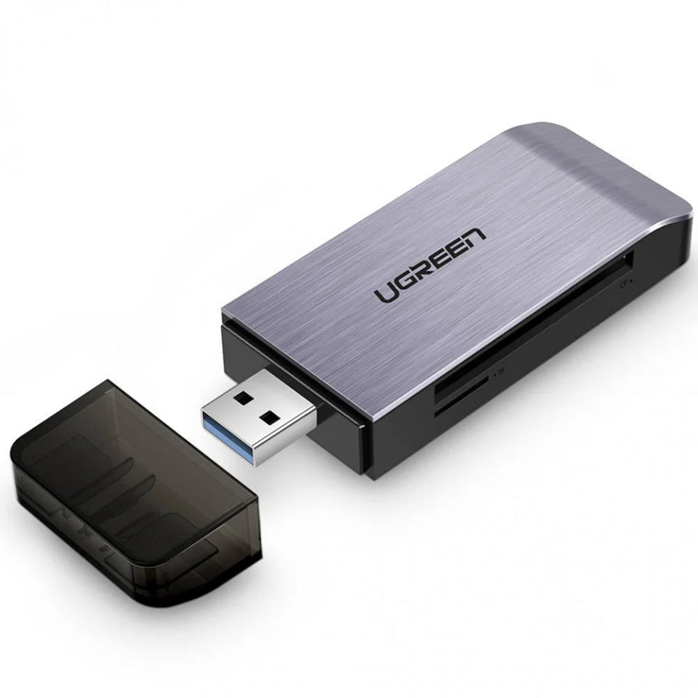 Ugreen - Card Reader CM180 (50541) - USB to SD/TF/CF/MS Card, Plug&Play, 512GB, 5Gbps - Grey – imagine 2