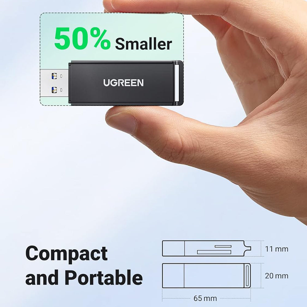 Ugreen - Card Reader CM104 (40752) - USB to SD/TF Card, 5Gbps - Black – imagine 7
