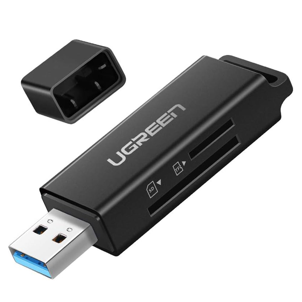 Ugreen - Card Reader CM104 (40752) - USB to SD/TF Card, 5Gbps - Black – imagine 2