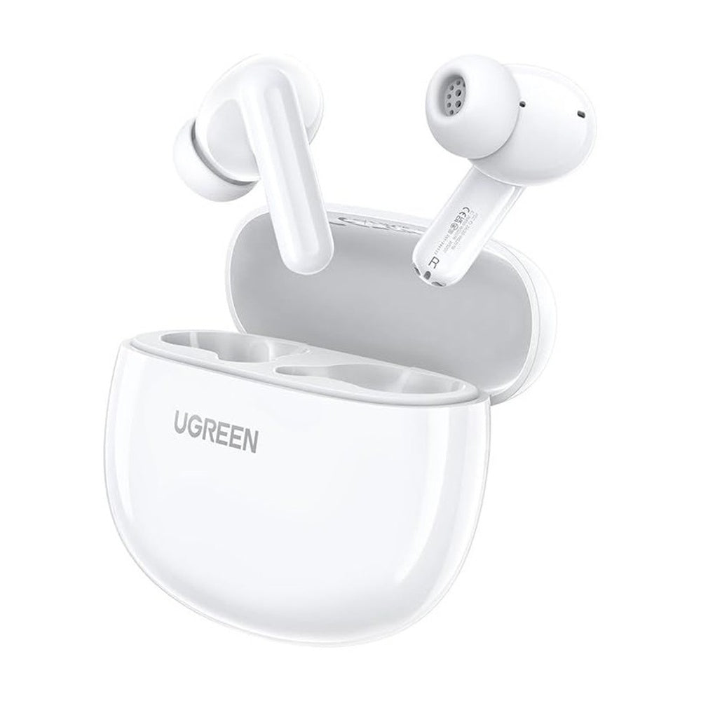 Ugreen - Wireless Earbuds HiTune P3 WS207 (45110) - Bluetooth 5.4, TWS, Type-C, 400mAh - White