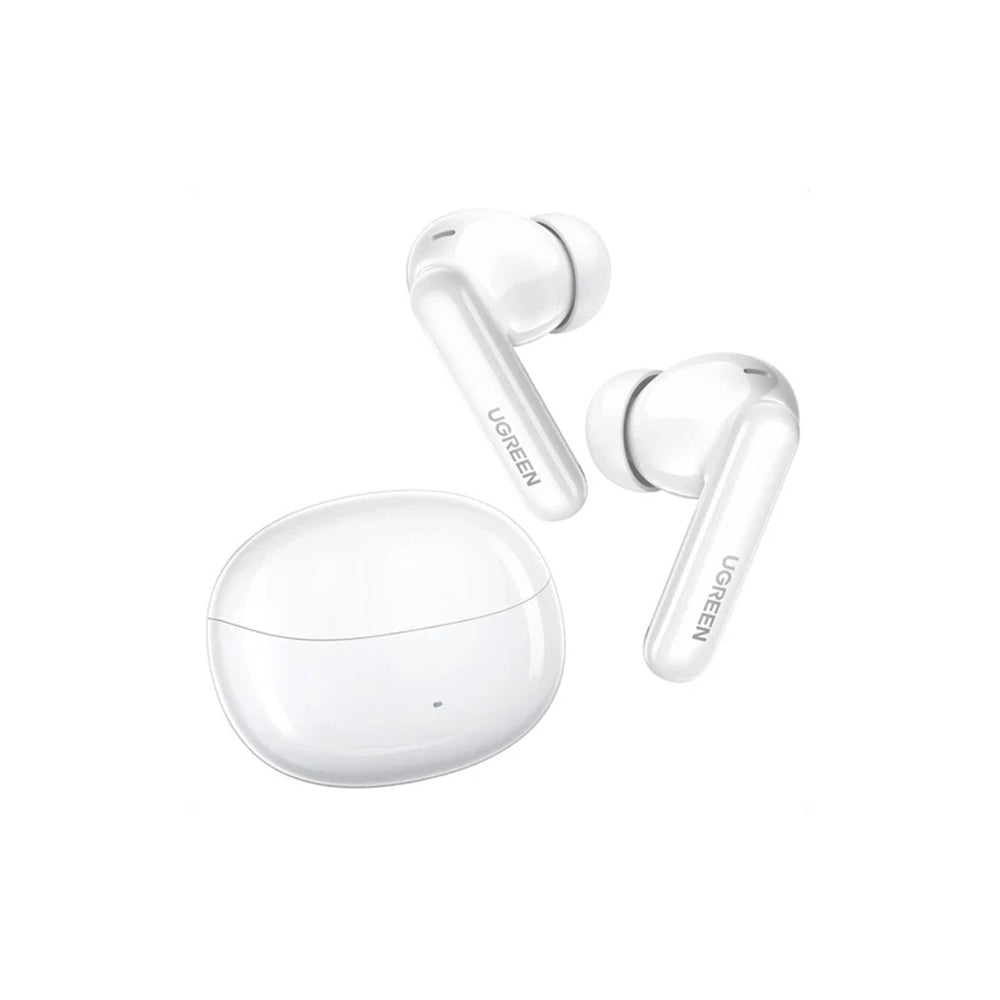 Ugreen - Wireless Earbuds HiTune T3 Pro WS206 (35725) - Bluetooth 5.4, Active Noise-Cancelling, 400mAh - White