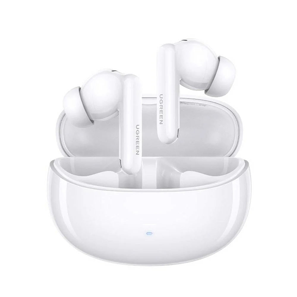 Ugreen - Wireless Earbuds HiTune T3 Pro WS206 (35725) - Bluetooth 5.4, Active Noise-Cancelling, 400mAh - White