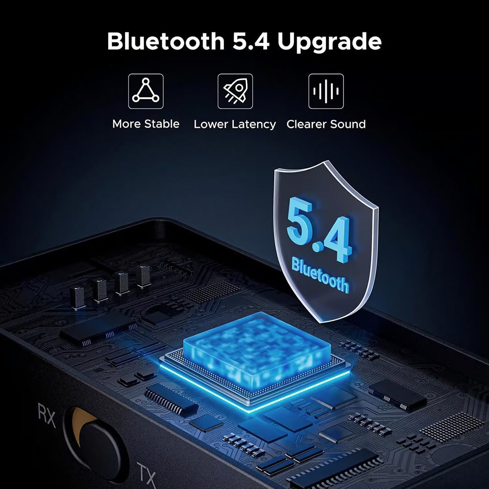 Ugreen - Transmitter Audio Adapter BT303 (45236) - with Mic, USB to Jack 3.5mm, Bluetooth 5.4, Led Display, Plug&Play - 