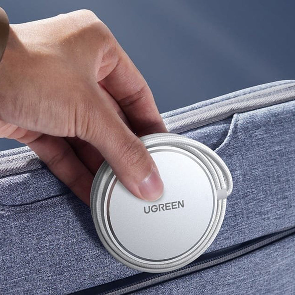 Ugreen - Magnetic Wireless Charger W703 (35565) - Fast Charge, Universal, USB-C, Qi2, 15W, 5V/3A, Type-C Cable, 1.5m - W
