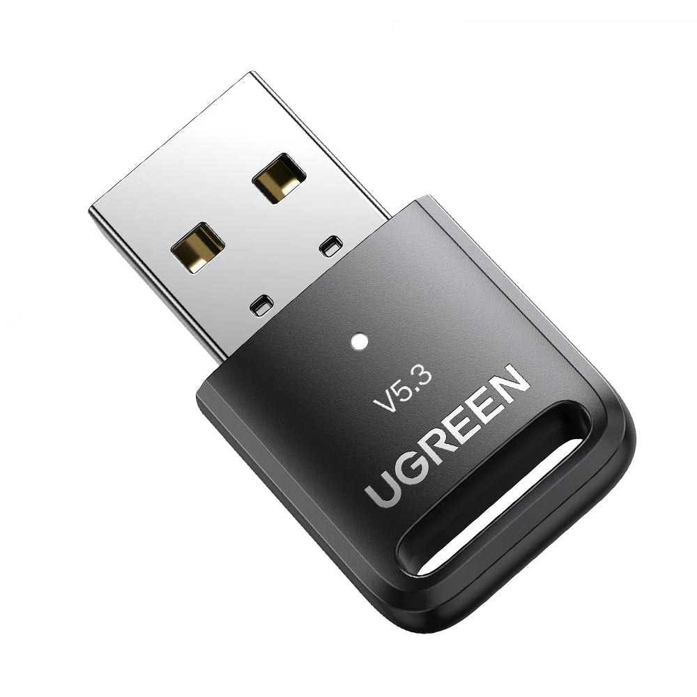 Ugreen - Bluetooth Adapter CM591 (90225) - USB, Bluetooth 5.3, Plug&Play, Mini Size - Black