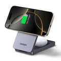 Ugreen - Wireless Charger W528 (45056) - 2in1, MagSafe, for iPhone, AirPods, Compact Foldable Design, 15W, 3A - Black