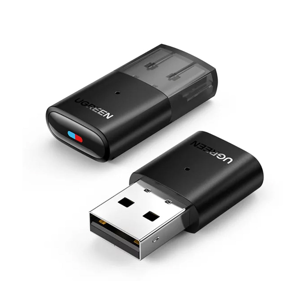 Ugreen - Bluetooth Adapter CM408 (10928) - for PC / PS / Switch, USB, Bluetooth 5.0, Mini Size - Black
