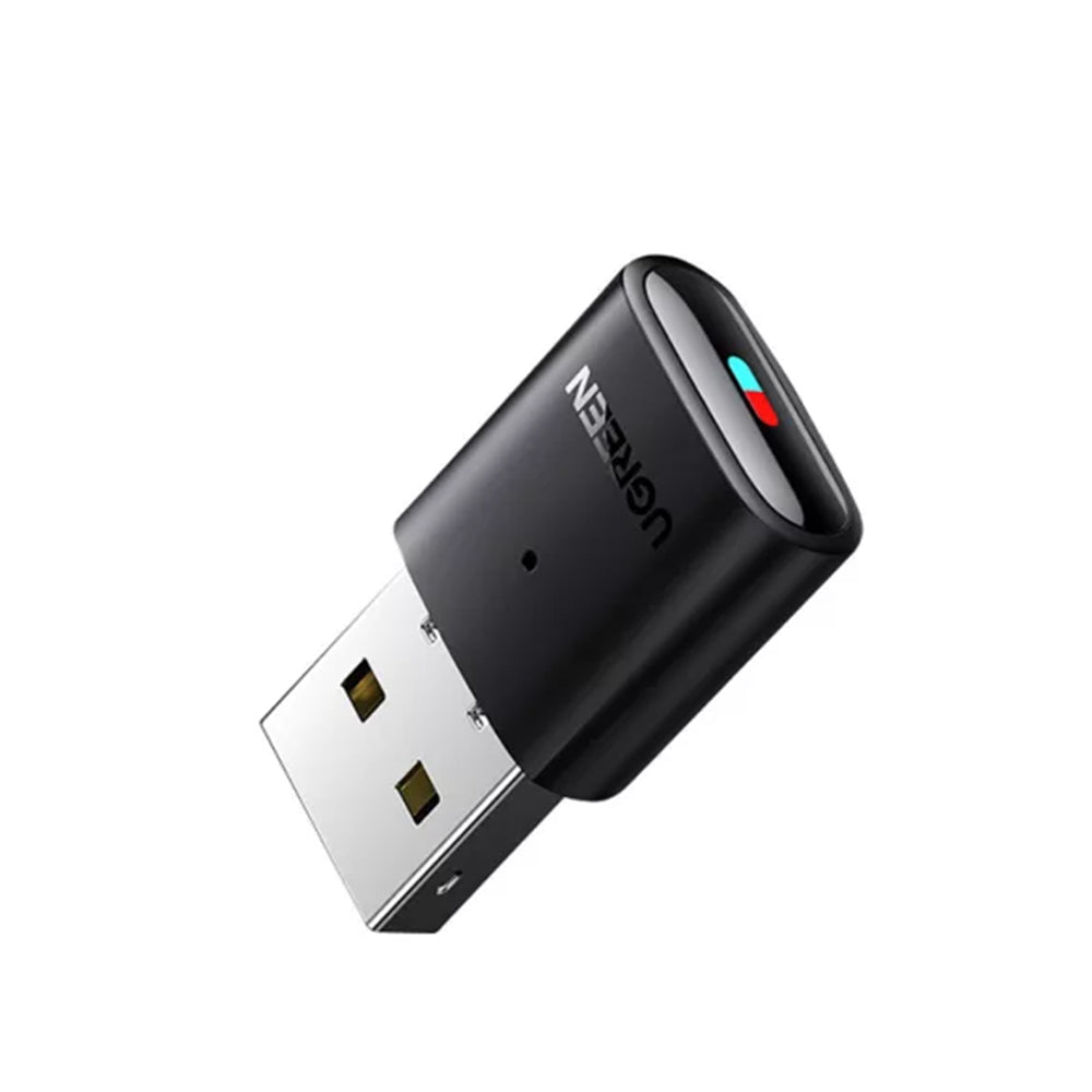 Ugreen - Bluetooth Adapter CM408 (10928) - for PC / PS / Switch, USB, Bluetooth 5.0, Mini Size - Black