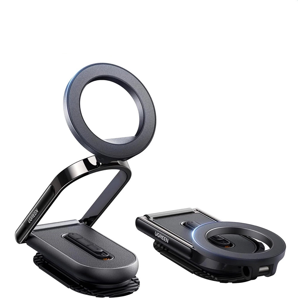 Ugreen - Car Holder LP924 (65186) - MagSafe, for Dashboard, Foldable, 360°, Secure Hold, Detachable Base - Black