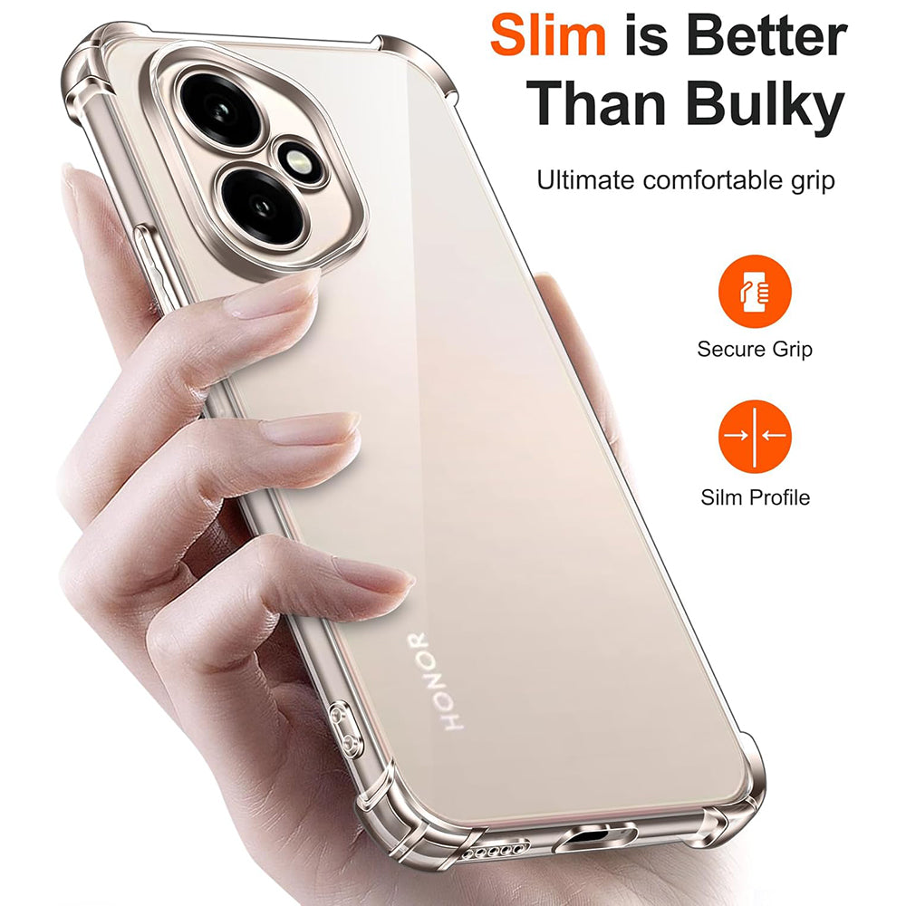 Techsuit - Shockproof Clear Silicone - Honor 400 - Clear