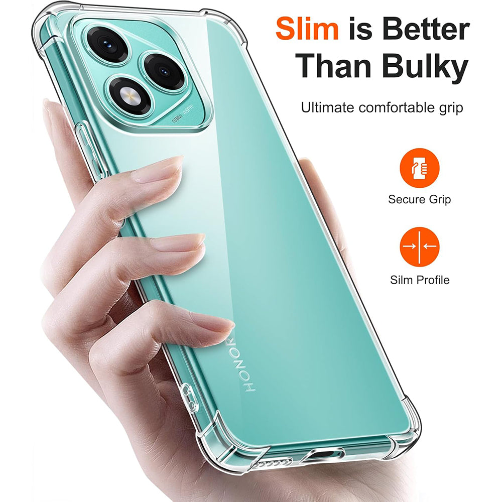 Techsuit - Shockproof Clear Silicone - Samsung Galaxy M56 - Clear