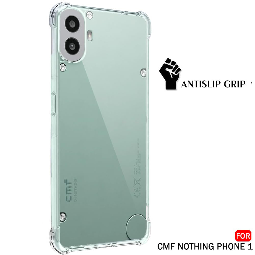 Techsuit - Shockproof Clear Silicone - Nothing CMF Phone 2 Pro - Clear