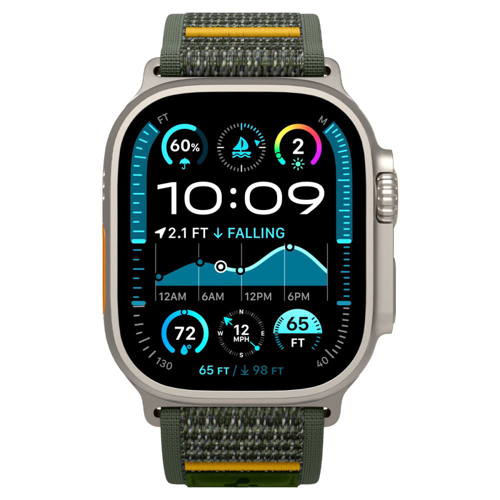 Spigen - Athlex Air (AMP09035) - Apple Watch 6/7/8/9/10/11/SE/SE 2/SE 3/Ultra/Ultra 2/ Ultra 3 (44/45/46/49mm)- Active G