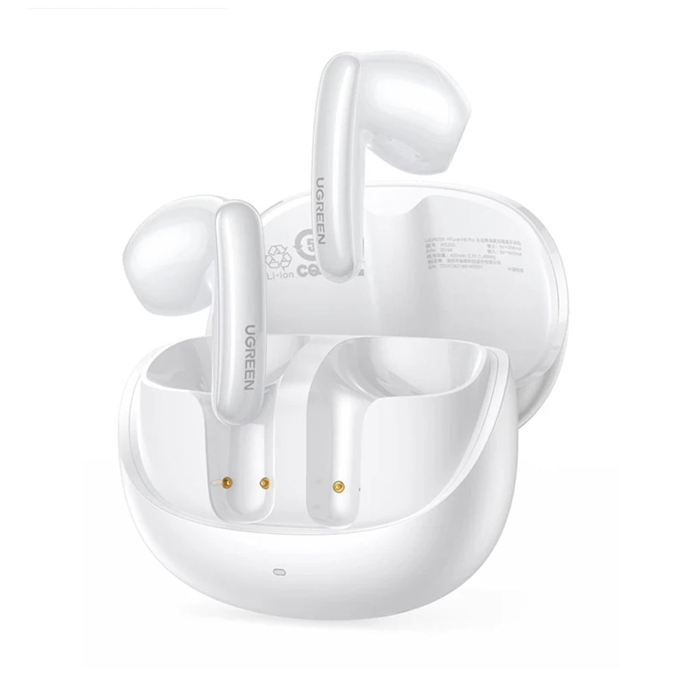 Ugreen - Wireless Earbuds HiTune H6 Pro WS203 (35873) - Bluetooth 5.3, Adaptive ANC, Spatial Sound, Hi-Res, IPX5 - White