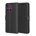 Techsuit - Leather Folio - Motorola Edge 60 Pro - Black