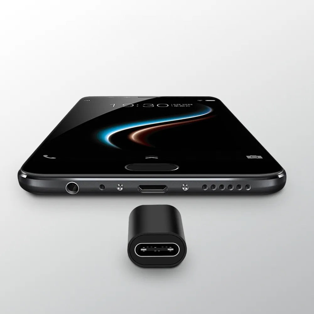 Techsuit - (3 pack) Premium OTG Adapter TriFlashX (A19) - 1xUSB-C to USB, 1x USB-C to Micro-USB, 1xUSB-C to Lightning - 