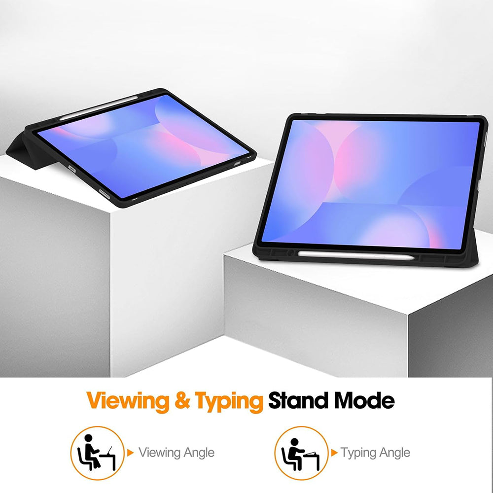 Techsuit - Flex Trifold (with Pencil Holder) - Samsung Galaxy Tab S10 FE Plus - Purple