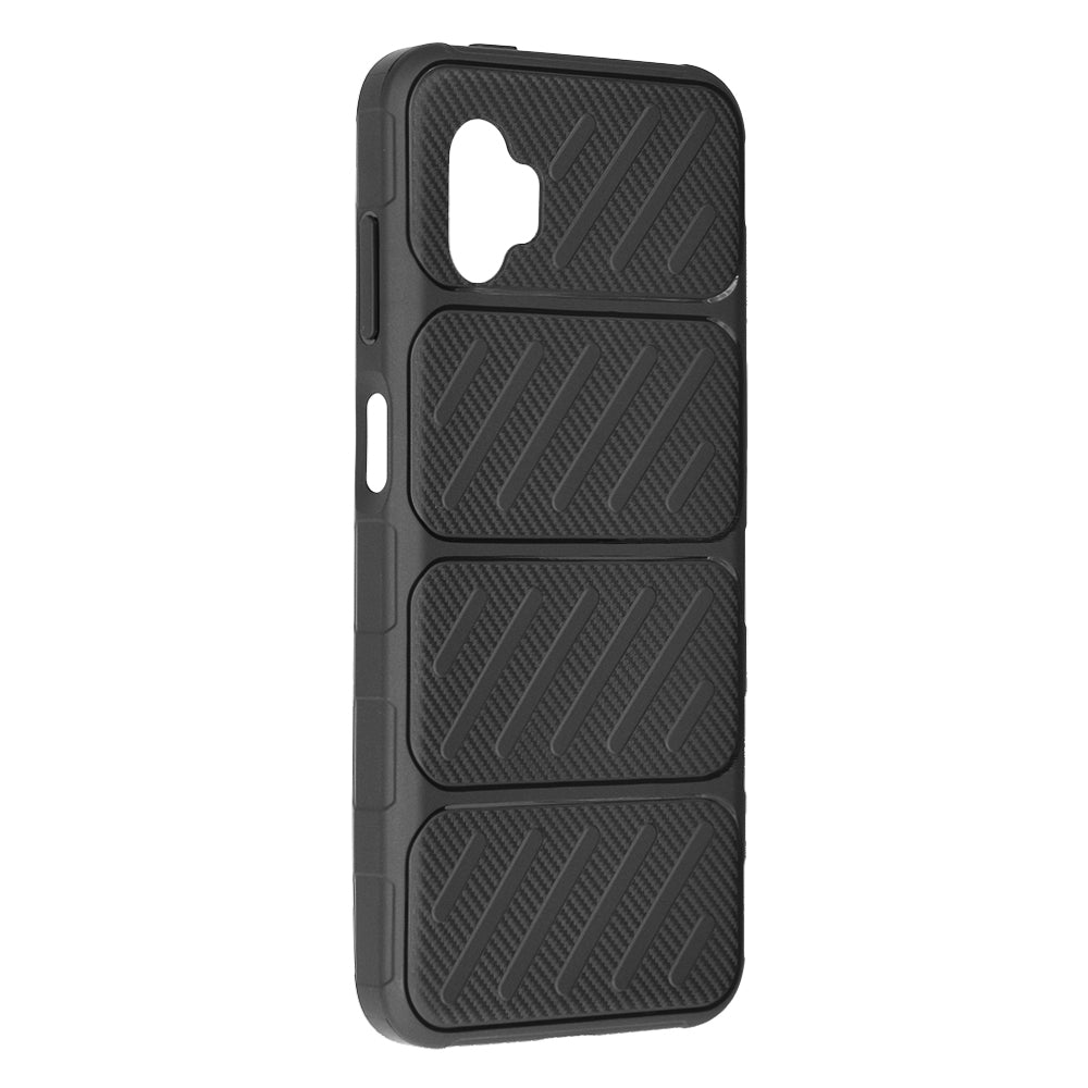 Techsuit - CarbonFiber - Samsung Galaxy Xcover7 Pro - Black