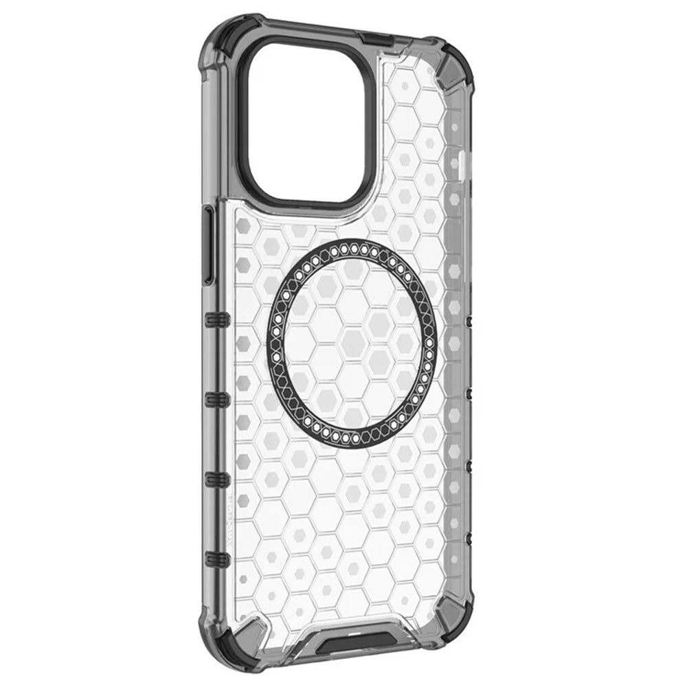 Techsuit - HoneyComb Shield MagSafe - iPhone 14 Pro - White
