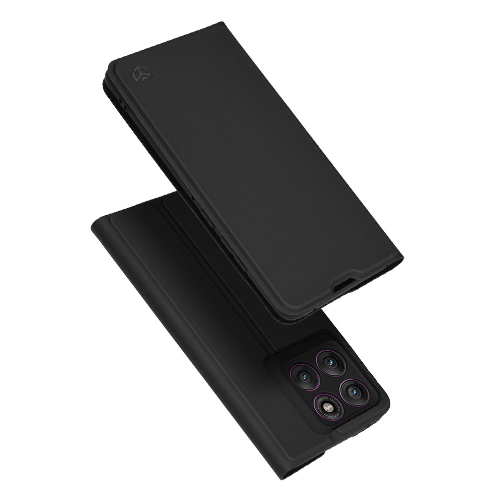 Techsuit - Magskin Book - Motorola Edge 60 Pro - Black