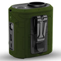 Techsuit - Premium Portable Mini Fan (Z14) - with Power Bank, Rechargeable, 5 Wind Speeds, Belt Buckle, 5000mAh - Green