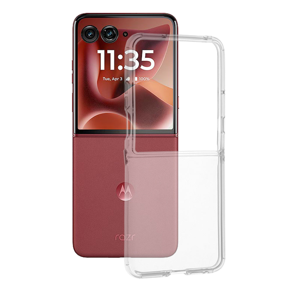 Techsuit - Clear Silicone - Motorola Razr 60 Ultra - Transparent