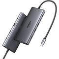 Ugreen - Docking Station CM639 (45520) - Type-C to 3x Type-C, 2x USB-A, HDMI, VGA, RJ45, SD/TF Card, Jack 3.5mm - Gray