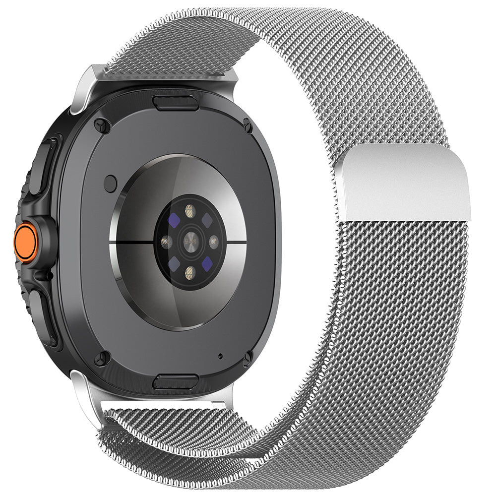 Techsuit - Watchband (W009) - Samsung Galaxy Watch8 40mm/Watch8 44mm/Watch8 Classic- Silver
