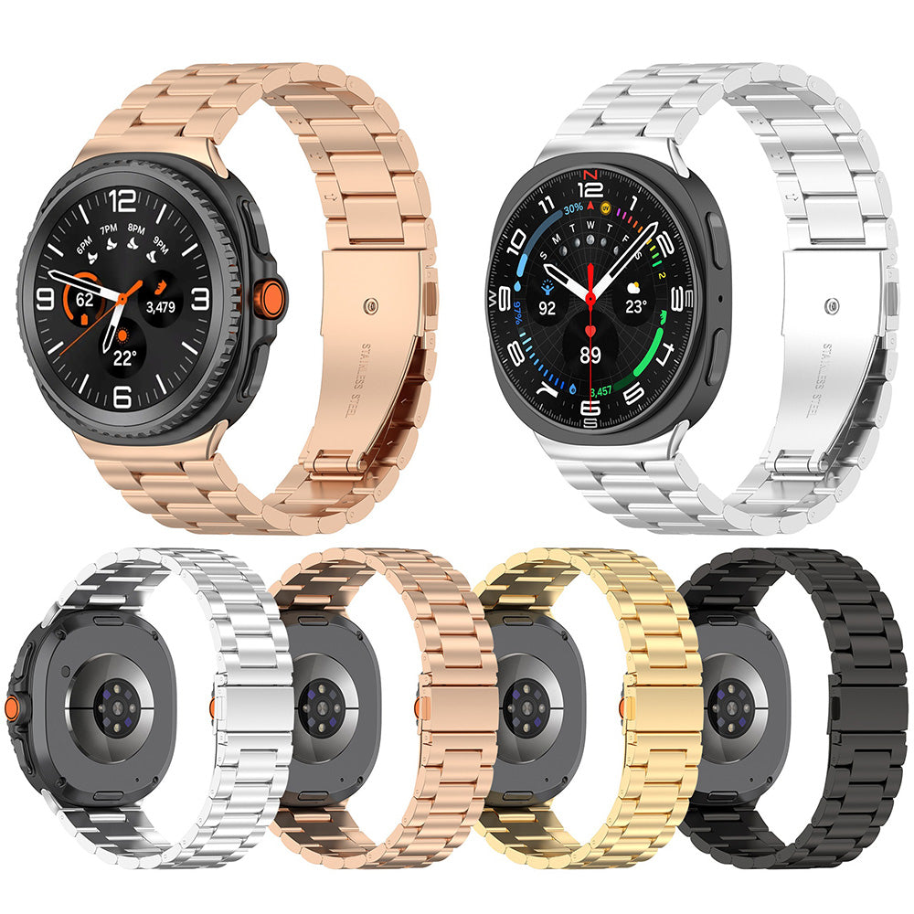 Techsuit - Watchband (W010) - Samsung Galaxy Watch8 40mm/Watch8 44mm/Watch8 Classic - Black