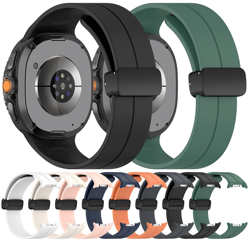 Techsuit - Watchband (W011) - Samsung Galaxy Watch8 40mm/Watch8 44mm/Watch8 Classic - Dark Green