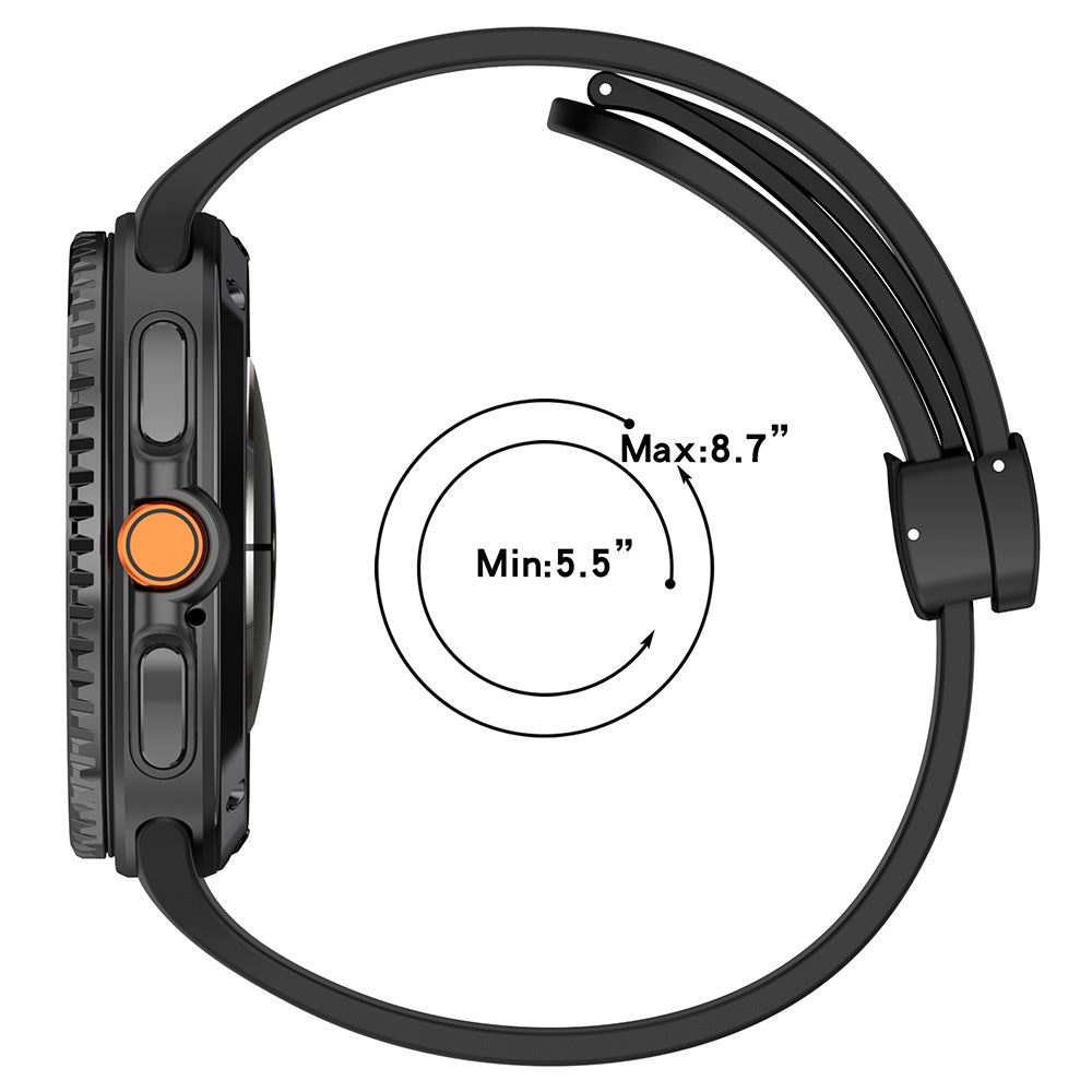 Techsuit - Watchband (W011) - Samsung Galaxy Watch8 40mm/Watch8 44mm/Watch8 Classic - Dark Green
