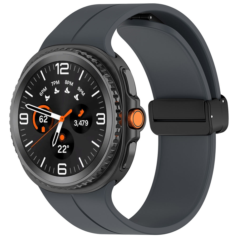 Techsuit - Watchband (W011) - Samsung Galaxy Watch8 40mm/Watch8 44mm/Watch8 Classic - Gray
