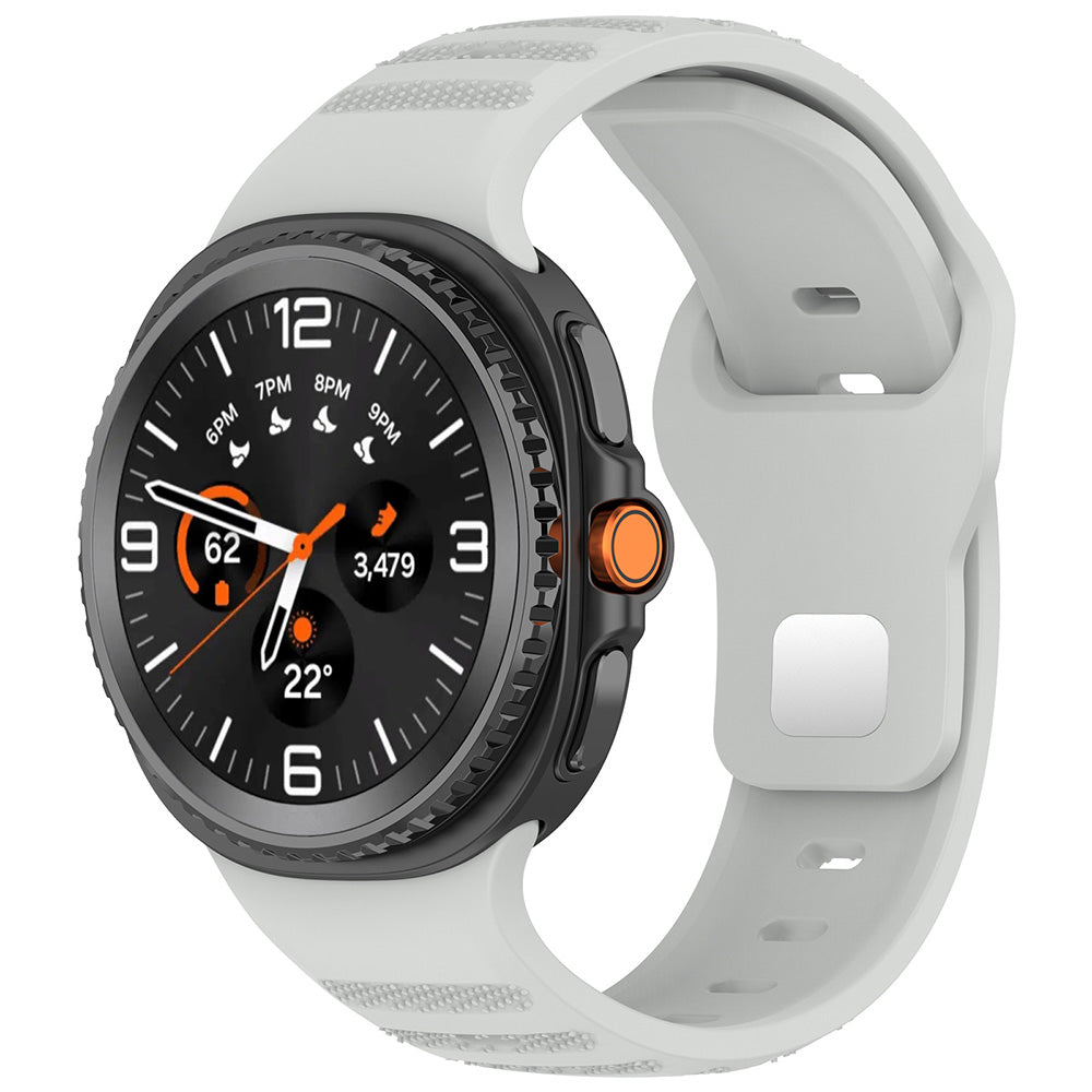 Techsuit - Watchband (W050) - Samsung Galaxy Watch8 40mm/Watch8 44mm/Watch8 Classic - Gray