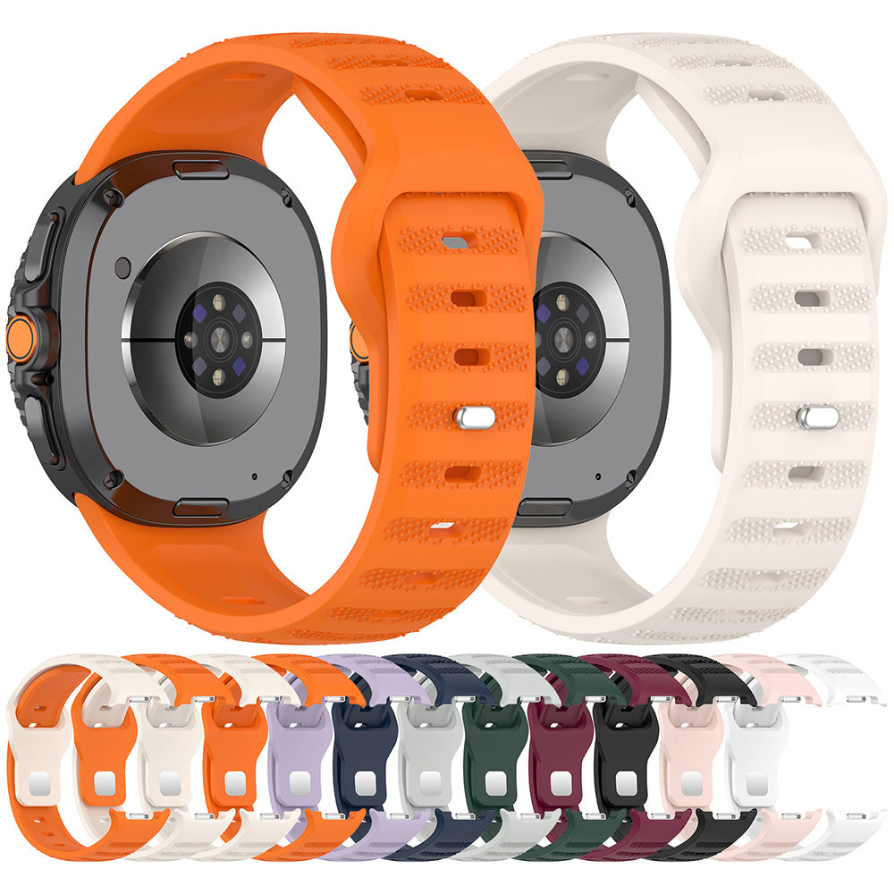 Techsuit - Watchband (W050) - Samsung Galaxy Watch8 40mm/Watch8 44mm/Watch8 Classic - Orange