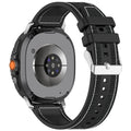 Techsuit - Watchband (W051) - Samsung Galaxy Watch8 40mm/Watch8 44mm/Watch8 Classic - Black