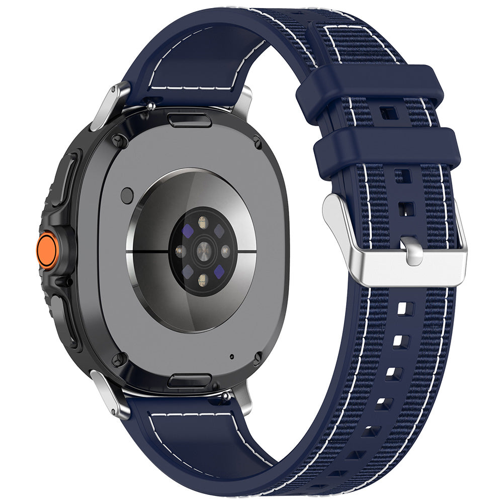 Techsuit - Watchband (W051) - Samsung Galaxy Watch8 40mm/Watch8 44mm/Watch8 Classic - Dark Blue