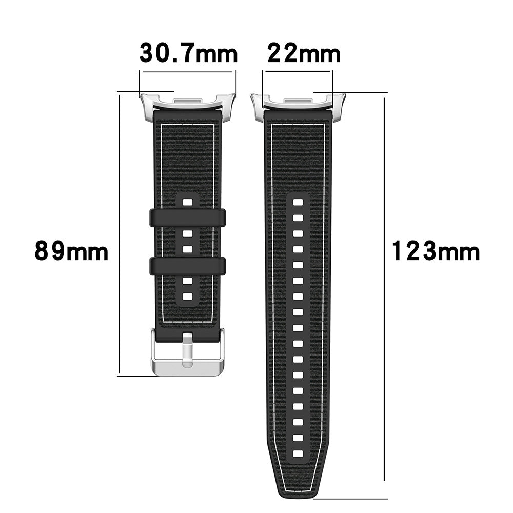 Techsuit - Watchband (W051) - Samsung Galaxy Watch8 40mm/Watch8 44mm/Watch8 Classic - Dark Blue