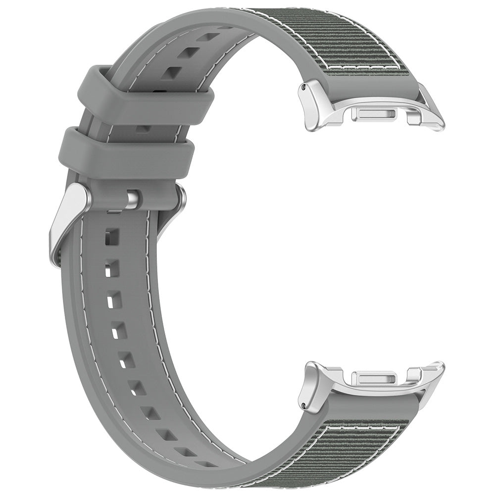 Techsuit - Watchband (W051) - Samsung Galaxy Watch8 40mm/Watch8 44mm/Watch8 Classic - Gray