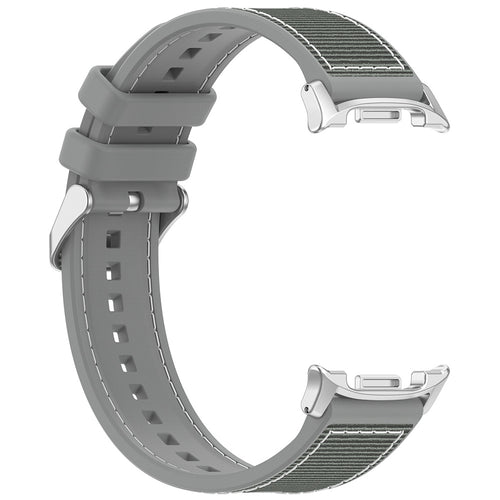 Techsuit - Watchband (W051) - Samsung Galaxy Watch8 40mm/Watch8 44mm/Watch8 Classic - Gray