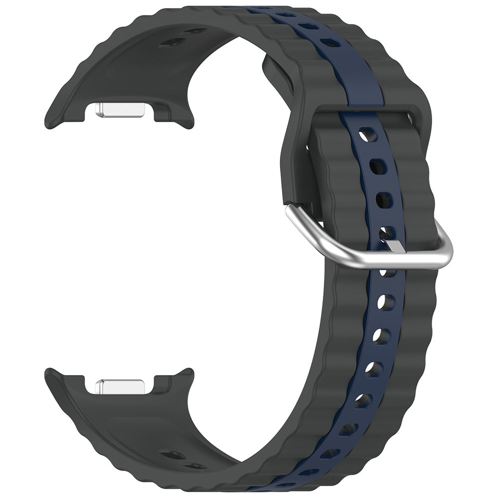 Techsuit - Watchband (W078) - Samsung Galaxy Watch8 40mm/Watch8 44mm/Watch8 Classic - Shadow Gray